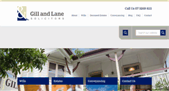 Desktop Screenshot of gillandlane.com.au
